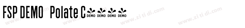 FSP DEMO   Polate C字体转换